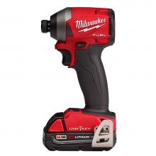 Milwaukee Tool 2857-22CT - M18 Fuel 1/4 Hex Impact Driver W/ One Key - Compact Kit