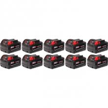 Milwaukee Tool 48-11-1841 - M18 Redlithium Xc4.0 Extended Capacity Battery 10Pk