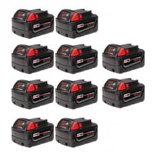 Milwaukee Tool 48-11-1851 - M18 Redlithium Xc5.0 Extended Capacity Battery 10Pk