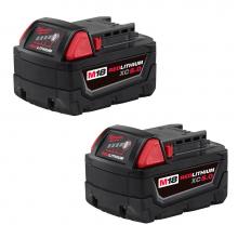 Milwaukee Tool 48-11-1852 - M18 Redlithium Xc5.0 Extended Capacity Battery 2Pk