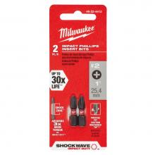 Milwaukee Tool 48-32-4412 - 2Pk 1In Impact Bit Ph2