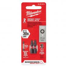 Milwaukee Tool 48-32-4414 - 2Pk 1In Insert Bit T20