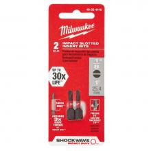 Milwaukee Tool 48-32-4416 - 2Pk 1In Insert Bit Sl 1/8