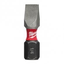 Milwaukee Tool 48-32-4717 - Shockwave Insert Bit Slotted 3/16'' - Bulk (25)