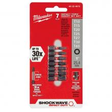 Milwaukee Tool 48-32-4615 - 7Pc Torx 1'' Insert Bit Set