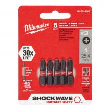 Milwaukee Tool 48-32-4663 - (3) 5Pk Insert Bit Ph3