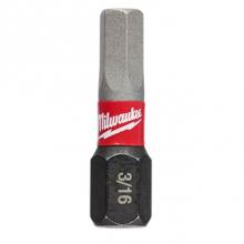 Milwaukee Tool 48-32-4709 - Shockwave Insert Bit Hex 1/4'' - Bulk (25)