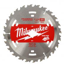 Milwaukee Tool 48-41-0713 - 7-1/4'' 24T Worm Drive Basic Framer Circular Saw Blades Bulk 10