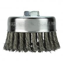 Milwaukee Tool 48-52-1350 - 4'' Knot Wire Cup Brush - Carbon Steel