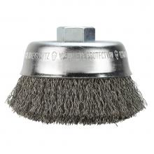Milwaukee Tool 48-52-5065 - 3-1/2'' Crimped Wire Cup Brush- Carbon Steel