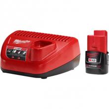 Milwaukee Tool 48-59-2420 - M12 Redlithium 2.0 System Starter Kit