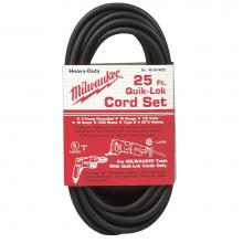 Milwaukee Tool 48-76-4025 - 25Ft Quik-Lok Cord Set