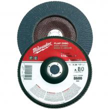 Milwaukee Tool 48-80-8032 - 7'' X 7/8'' Flap Disc 80 Grit (Type 29)