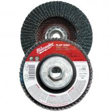 Milwaukee Tool 48-80-8110 - 4-1/2'' X 5/8''-11 Flap Disc 36 Grit (Type 27)