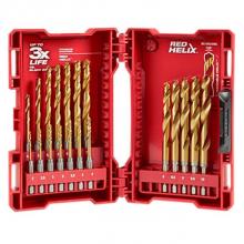 Milwaukee Tool 48-89-4860 - SHOCKWAVE Impact Duty RED HELIX Titanium Metric Drill Bit Set - 19PC