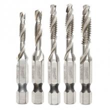 Milwaukee Tool 48-89-4874 - 5Pc Sae Impact Drill Tap Set