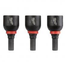 Milwaukee Tool 49-66-4517 - 3Pk 1/2 Insert Mag Nutdvr