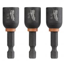 Milwaukee Tool 49-66-4526 - 3Pk 7/16 X 1-7/8 Impct Mag Ntdvr