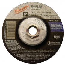 Milwaukee Tool 49-94-4515 - 4-1/2'' x 1/4'' x 5/8-11'' Grinding Wheel (Type 27)