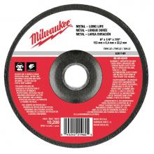 Milwaukee Tool 49-94-6340 - 6'' x 1/4'' x 7/8'' Grinding Wheel (Type 27)
