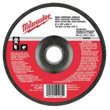 Milwaukee Tool 49-94-6360 - 6'' x 1/8'' x 5/8-11'' Grinding Wheel (Type 27)