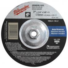 Milwaukee Tool 49-94-7025 - 7'' x 1/4'' x 5/8-11'' Grinding Wheel (Type 27)