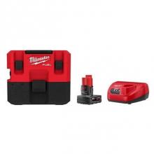 Milwaukee Tool 0960-21 - M12 Fuel 1.6 Gallon Wet/Dry Vacuum Kit