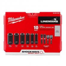 Milwaukee Tool 49-66-5125 - 10Pc 2-In-1 Socket Set