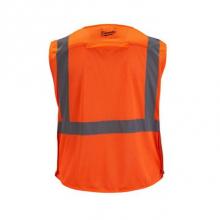 Milwaukee Tool 48-73-5128 - (12) Orange Breakaway Vest-4Xl/5Xl