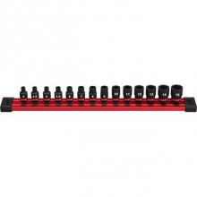 Milwaukee Tool 49-66-7002 - 1/4 Dr 14Pc Mm Std Imp Sckt Set