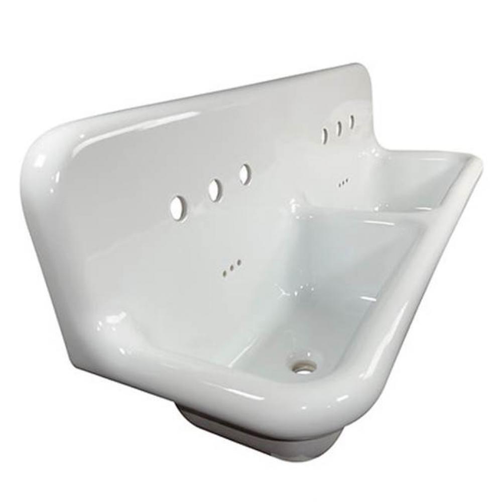 Fireclay Utility Sink In Black,White