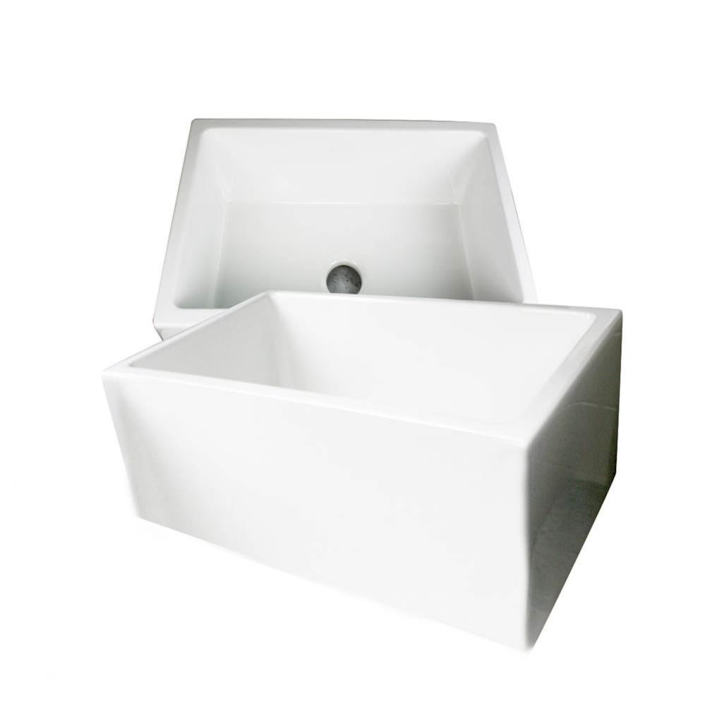 Fireclay 24 Inch Farmhouse Apron Sink Hyannis-24