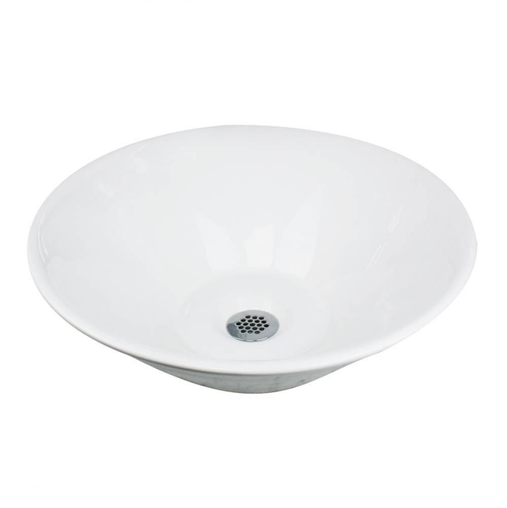 Round Low-Profile Vessel Sink