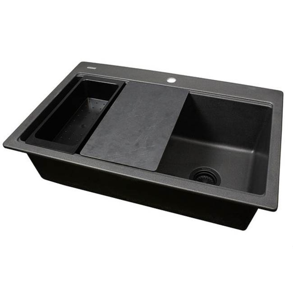 33'' Dualmount Workstation Granite Composite Black