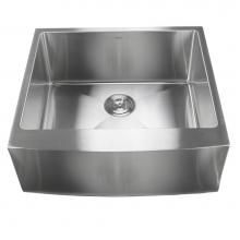 Nantucket Sinks APRON2420-SR-16 - Apron2420SR-16 - 24 Inch Pro Series Single Bowl Farmhouse Apron Front Stainless Steel Kitchen Sink