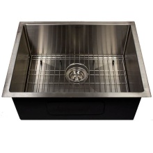 Nantucket Sinks AW2318-16 - AW2318-16 All Weather Rectangle Single Bowl Undermount Small Radius Corners Stainless Steel Kitche