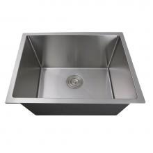 Nantucket Sinks sr2318-12-16 - Pro Series Rectangle Single Bowl Undermount Small Radius Corners Stainless Steel Kitchen Sink 