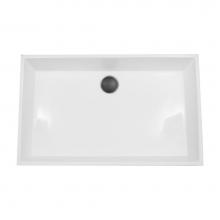 Nantucket Sinks NS-GSTR24 - Rectangle White Glacierstone Sink