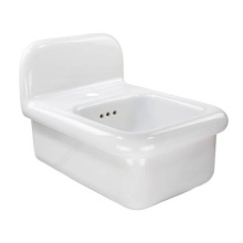Nantucket Sinks NS-VCDM14-WW - Victorian Bathroom Sink White