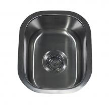 Nantucket Sinks NS1513 - NS1513 - 15 Inch Rectangle Undermount Stainless Steel Bar/Prep Sink, 18 Gauge