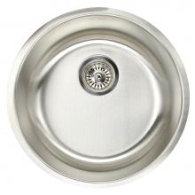 Nantucket Sinks ns37 - NS18- Round Undermount Stainless Steel Bar/Prep Sink, 18 Gauge