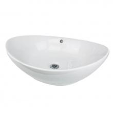 Nantucket Sinks NSV305 - Oblong White Vessel Sink