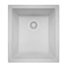 Nantucket Sinks PR1815-W - Nantucket Sinks' 15'' x 18'' granite composite single bowl dualmount bar-