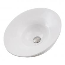Nantucket Sinks RC77240W - Dinard Italian Fireclay Vanity Sink