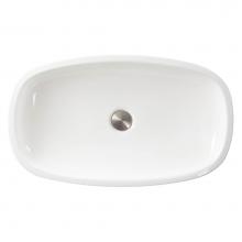 Nantucket Sinks RC79041W - Portofino Italian Fireclay Vanity Sink