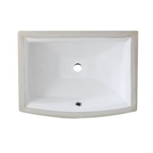 Nantucket Sinks UM-2016C-W - 19.75 Inch x 16 Inch Undermount Ceramic Sink In White
