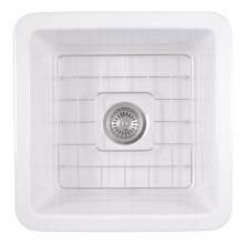 Nantucket Sinks Wellfleet-1818W - 18-Inch Undermount Fireclay Kitchen Sink