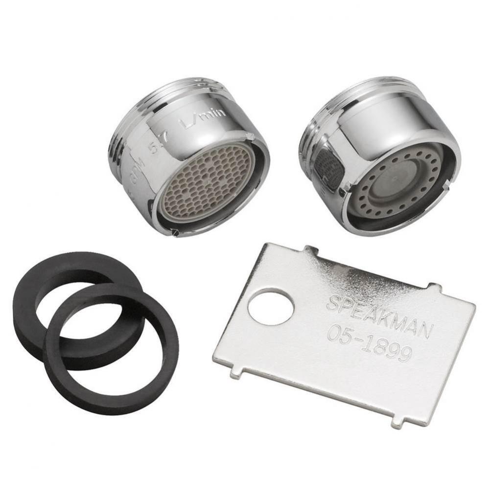 Speakman Commander 0.5 gpm Aerator & 1.5 gpm Laminar Flow Control