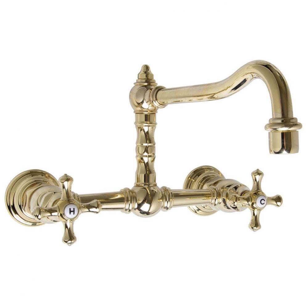 Speakman Proper High Rise Wall Mount Kitchen Faucet - PB