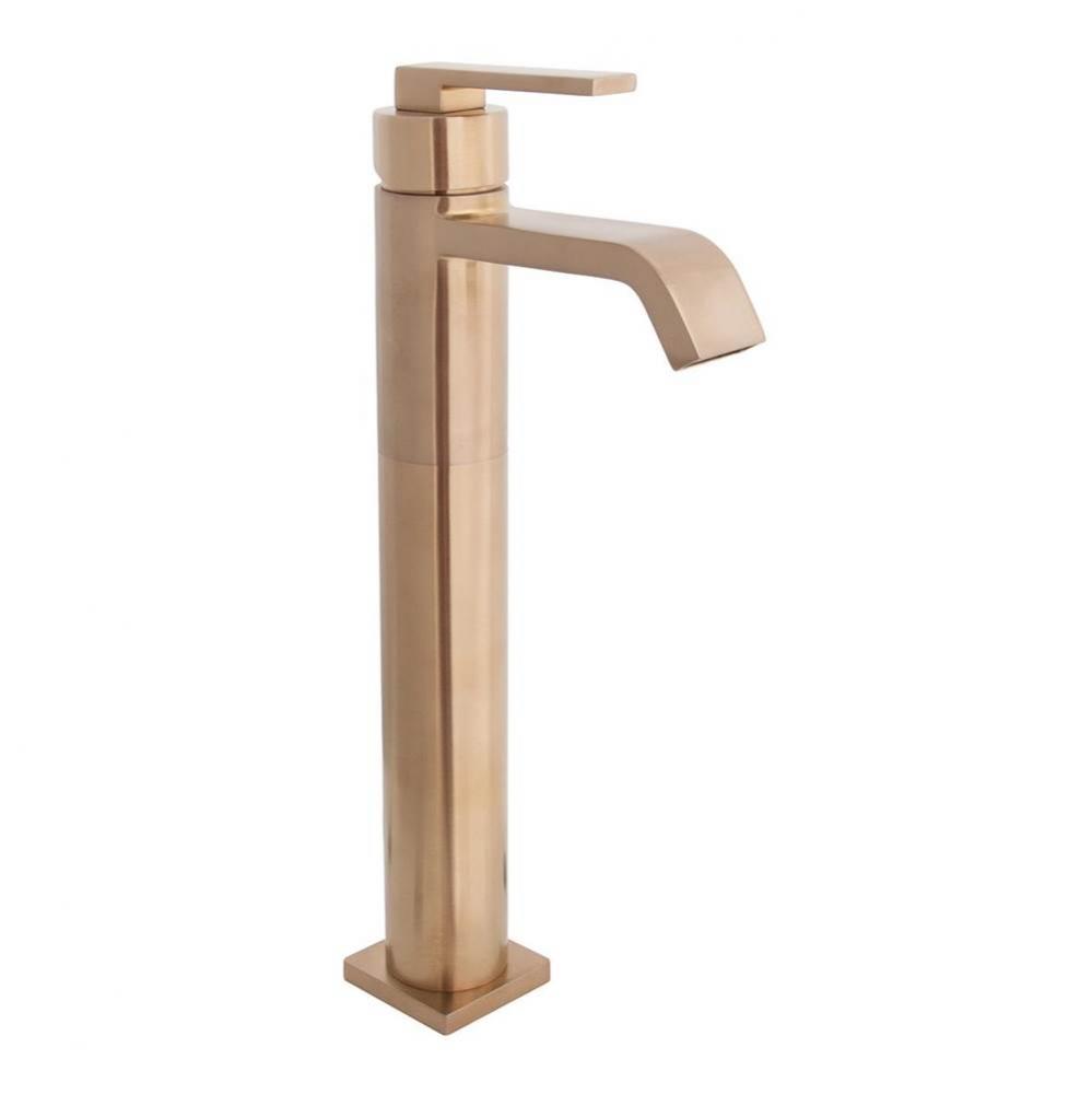 Speakman Lura Single Lever Vessel Faucet with Platform Lever Handle